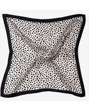 MayTree Schal Leopard - Schwarz