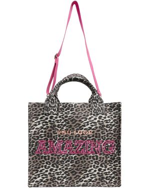 Cartoon Shopper - Lila