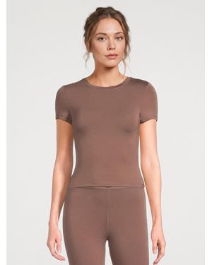 UGG Shirt Miriam Baby Tee Allspice - Braun