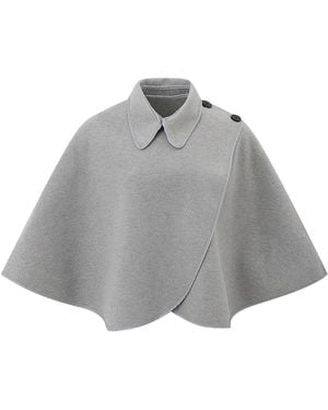 MAGICSHE Cape Elegantes Winter Cape - Grau