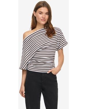 Noisy May T-Shirt Nmstormi - Grau