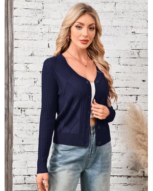 efashion Strickjacke - Blau