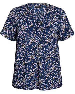 Zizzi Bluse 'Vanni' - Blau