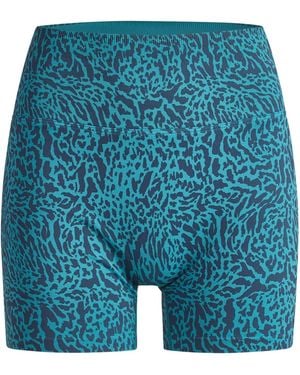 Fabletics Shorts Seamless Scrunch Short 4" - Blau