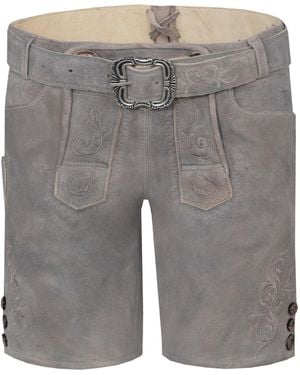 Marjo Trachtenshorts 'Monheim' - Grau