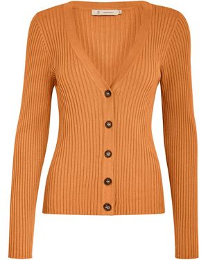 Peppercorn Strickjacke Tana - Orange