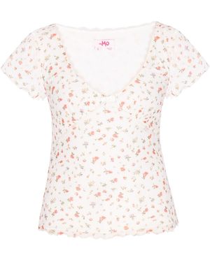 myMo T-Shirt Young Fashion - Weiß