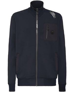 Philipp Plein Jogging-Jacke Scratch - Blau