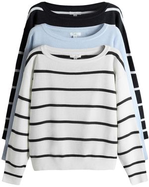 The Set Pullover - Schwarz