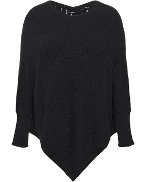 Kaffe Poncho Olina - Schwarz