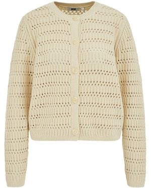 WE Fashion Strickjacke - Natur