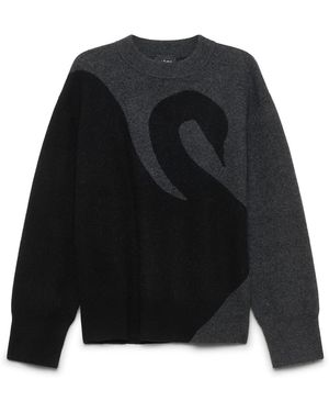 Yahmo Oversizepullover Lani - Schwarz