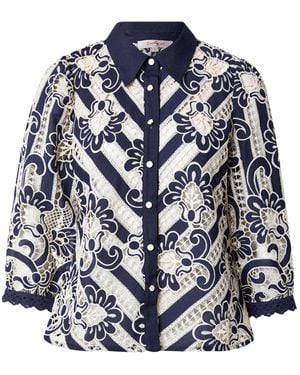 Rene' Derhy Bluse Liane - Blau