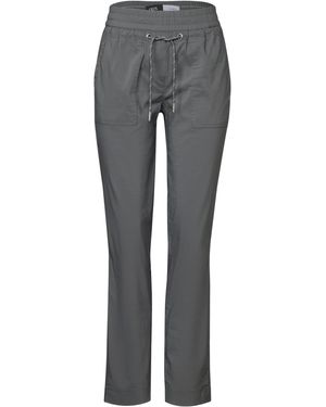 Cecil Casual Fit Hose - Grau