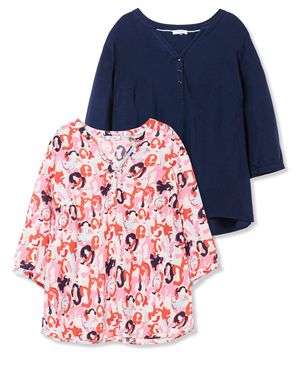 Sheego Bluse - Blau