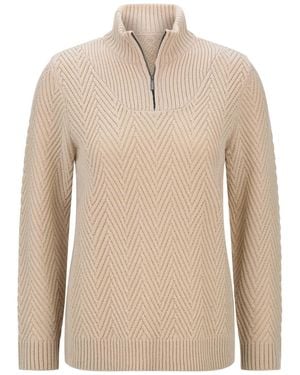 Goldner Pullover - Natur