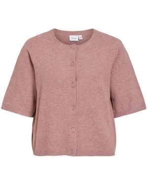 Vila Strickjacke Iga - Pink