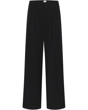 My Essential Wardrobe Bügelfaltenhose 'Sille' - Schwarz