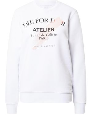 EINSTEIN & NEWTON Sweatshirt 'rose atelier' - Weiß