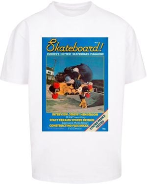 Merchcode T-Shirt The Skateboard Magazine Cover No 8 - Blau