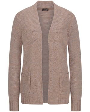 Goldner Strickjacke - Braun
