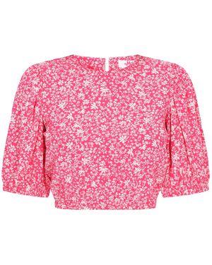 swirly Bluse Spring Summer - Pink