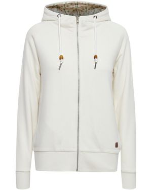 Oxmo Sweatjacke Ulla - Weiß