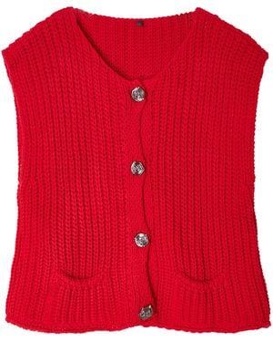 Trendyol Strickweste - Rot