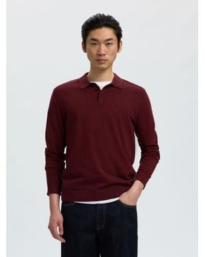 SELECTED Pullover Berg - Rot
