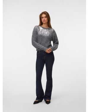Vero Moda Pullover Vmnovah - Blau