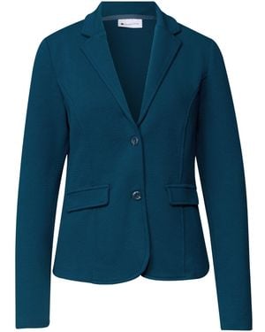 Street One Basic Blazer Mit Struktur - Blau