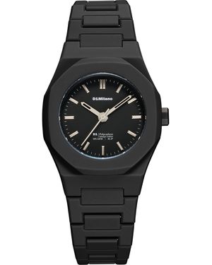 D1 Milano Analoguhr - Schwarz