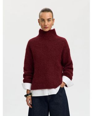 SELECTED Pullover Slfgabriella - Rot