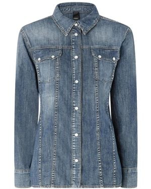 Pinko Shirt Casteldoria Camicia Light Denim Camicia - Blau