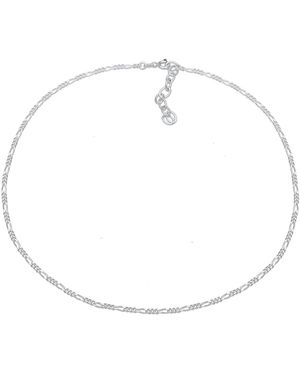 Elli Jewelry Kette Figaro - Weiß