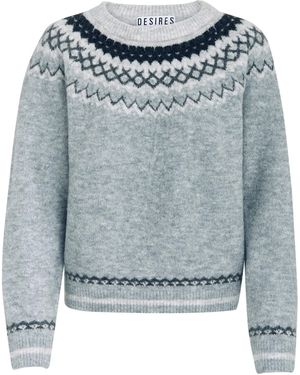 Desires Pullover 'Elis' - Blau