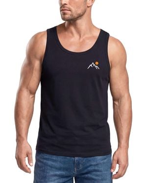 Neverless Shirt Mountain Sun - Blau