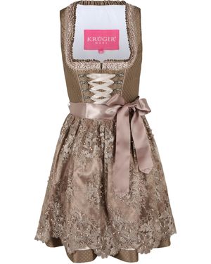 Krüger Madl Dirndl 'Alinka' - Braun