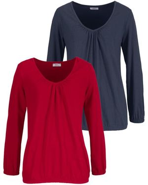 Flashlights Langarmshirt - Rot