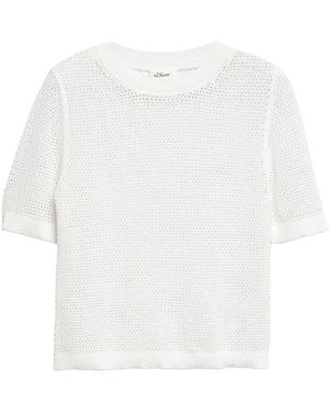 S.oliver Pullover - Weiß