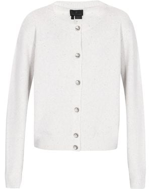 DreiMaster Klassik Strickjacke - Weiß