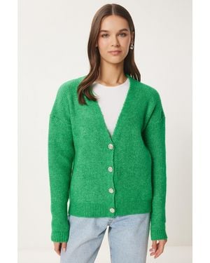 Happiness İstanbul Happiness Stanbul Strickjacke - Grün