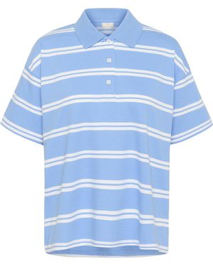 Kaffe Poloshirt 'Pirrie' - Blau
