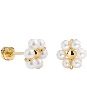Luamaya Ohrringe Daisy Studs - Weiß