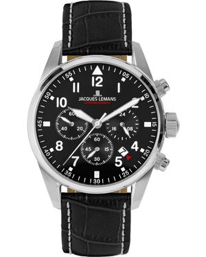 Jacques Lemans Uhr - Schwarz