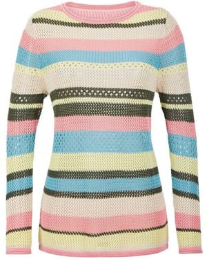 Goldner Pullover - Blau