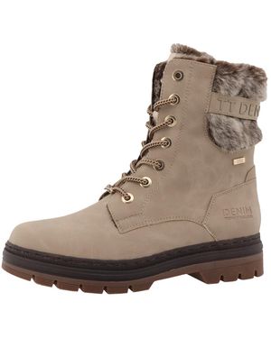 Tom Tailor Schnürstiefel - Braun