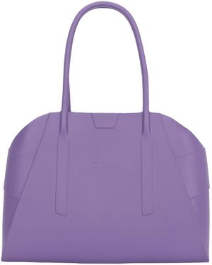 O bag Komplette Tasche Unique Mit Langem Griff Und Innentasche - Lila