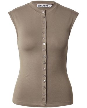 Weekday Top Nila - Braun