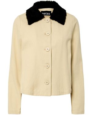 Pieces Jacke Pcjackie - Natur